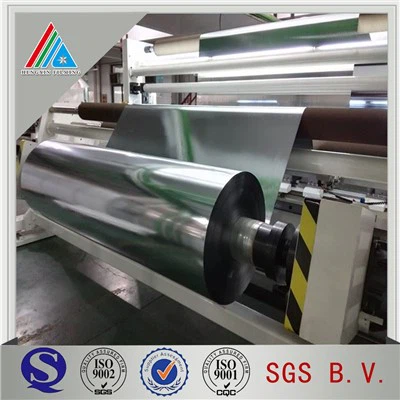 Película PET metalizada de 12 micras para embalaje